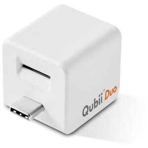 �y�[����2�T�ԁzMAKTAR MKPQC-W iOS�^Android�o�b�N�A�b�v�X�g���[�W Maktar Qubii Duo USB Type C �z���C�g