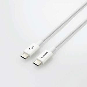 �y�[����2�T�ԁz�G���R�� MPA-CCYS20NWH USB2.0�P�[�u��(�F�ؕi�AC-C�A���炩�ϋv�AUSB PD�Ή�) �z���C�g MPACCYS20NWH