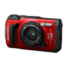 【在庫あり翌営業日発送OK F-3】【お一人様1点まで】OMデジタルソリューションズ TG-7 RED コンパクトデジカメ OM SYSTEM TG7RED