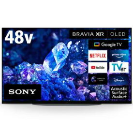 【納期約3週間】【配送設置商品】ソニー XRJ-48A90K 48V型 4K 有機ELテレビ BRAVIA XR XRJ48A90K「～49型」