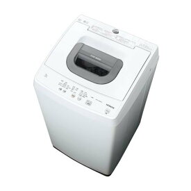 【納期約2週間】【配送設置商品】日立 NW-50J W 全自動洗濯機 5kg ホワイト NW50J W 「縦型」