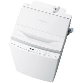 【納期約3週間】【配送設置商品】東芝 AW-8DP3(W) 全自動洗濯機 ZABOON 洗濯8kg グランホワイト「縦型」