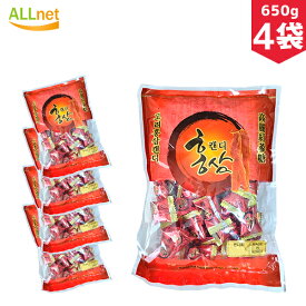 【送料無料】紅参の飴 650g×4袋セット キャンディー 飴 韓国食品/お菓子/韓国飴/キャンディー/紅参飴/高麗紅参飴/韓国 紅参キャンディー 韓国お菓子/飴★毎日食品 高麗紅参キャンディー 紅参 キャンディー