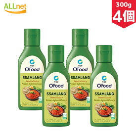 【まとめてお得・送料無料】清浄園 OFood スンチャン サムジャン 300g×4本 セット(チューブ) 韓国料理 韓国食材 調味料 韓国ソース 韓国味噌 サムギョプサル味噌 焼肉用味噌 スンチャン
