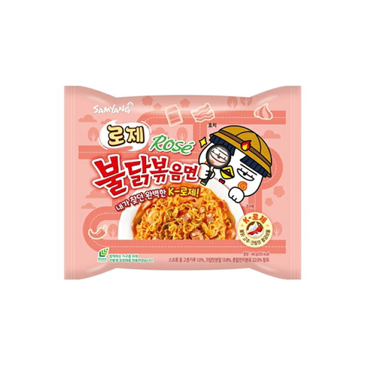楽天市場】SAMYANG 三養 ロゼブルダック炒め麺 140g×40袋 1BOX プル 