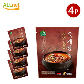 【送料無料】ユッケジャンスープ 600g×4袋セット 韓国食品 韓国料理 辛い スープ 本格ユッケジャン ユッケジャンスープ