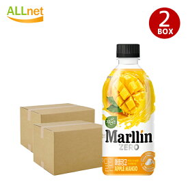 ウンジン THE Marllin アップルマンゴー 500ml (PET)×40本 (2BOX) 自然のドライアップルマンゴー 韓国飲料 韓国食品 清涼飲料水
