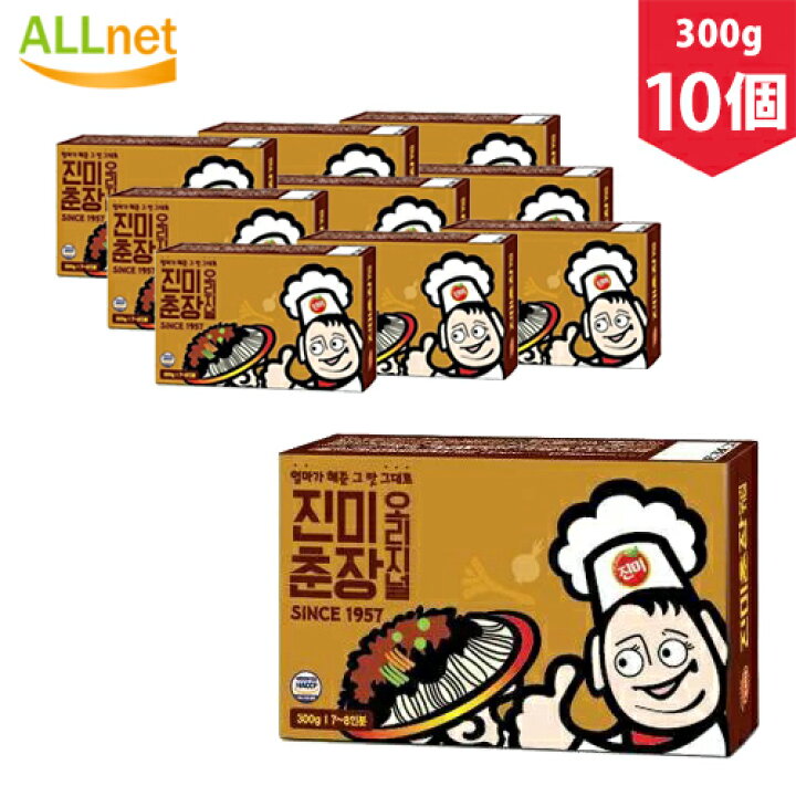 楽天市場】【送料無料】眞味 ジンミ チュンジャン 300g×10個セット 