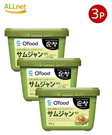 OFOOD スンチャン サムジャン（焼肉用味噌）500g×3個セット【一部地域 送料無料】焼肉 韓国料理/韓国食材/調味料/韓国ソース/韓国味噌/サムギョプサル味噌/焼肉用味噌/スンチャン サムジャン/コチュジャン
