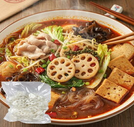 【冷凍便・日本生産】 れんこんブンモジャ(花心藕粉) 500g 麻辣湯 具材 中国タンミョン モチモチ マーラー タン 麻辣担 トッポギ餅 餅春雨 火鍋食材 しゃぶしゃぶブンモジャ もちもち 日本産 マラタン/麻辣湯/マーラータン/マラタン スープの素/マラタン材料/マラタン食材