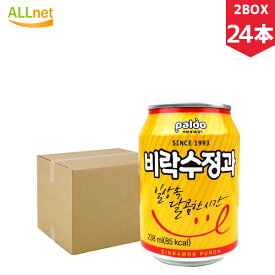 【まとめてお得・送料無料】paldo ビラクスジョンガ 238ml×24缶セット(2BOX)　スジョンガ　ジュース　韓国食品　韓国飲料　飲物　シナモン　シナモンジュース