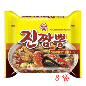 【送料無料】オットギ ジンチャンポン 130g×8袋 眞チャンポン 眞チャンポン 韓国 ラーメン 韓国料理 韓国ラーメンの元祖 韓国ラーメン オトギ（オットギ）ジンチャンポン 韓国食品 輸入食品 韓国食材 韓国料理 韓国お土産 韓国ラーメン 乾麺 インスタントラーメン