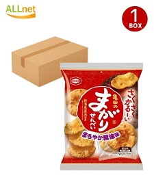 【送料無料】亀田製菓 亀田のまがりせんべい 16枚×12個入り (1ケース)　ケース販売 醤油せんべい お菓子 おやつ 個包装 大容量 まとめ買い サクサク 食感 国産 米菓 2023年リニューアル版