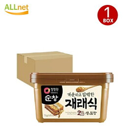 【まとめてお得・送料無料】韓国味噌 スンチャン テンジャン 1kg×12点セット 清浄園 | 韓国 みそ テンジャンチゲの素 コチュジャン カンジャン と並ぶ 韓国の伝統的な調味料 味噌
