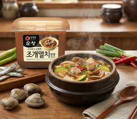 スンチャン あさりいわし入り チゲ専用テンジャン｜チゲ用味噌(450g) あさり だし 淳昌 デンジャン 韓国調味料 韓国料理 韓国食材 韓国食品 スンチャンチゲ用 にぼしチゲ味噌 テンジャン味噌 韓国 味噌 スンチャン あさりイワシ入り チゲテンジャン 清浄園