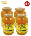 高興 ゴフン ハニー柚子茶 1kg×4本 ゆず茶/韓国茶/韓国食材/韓国食品/蜂蜜茶/柚子茶/お土産/お中元/果実入お茶/飲物/…