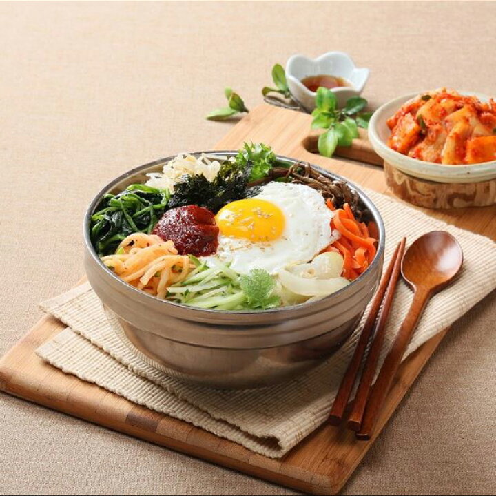 楽天市場】【まとめてお得・送料無料】ステンレス 冷麺容器 GGOMI 二重 