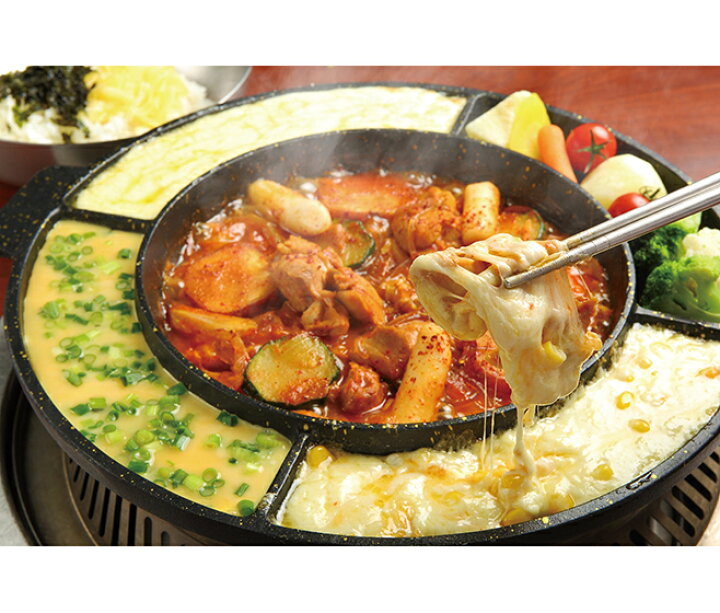 楽天市場】【送料無料】チーズタッカルビ鍋 UFO型・32cm 韓国 ラーメン  