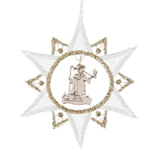 DREGENO HOLZKUNST I[ig[X hCc̖؍H|i NX}Xc[  UCtF }XRbg { G v[g 蕨  CHRISTMAS GIFT ORNAMENT by KSINTERONLINE 1993632c