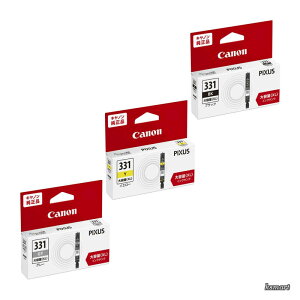 �y���������z3�F�Z�b�g�z �L���m�� ��e�� �C���N�J�[�g���b�W BCI-331XL BK/Y/GY �i�u���b�N/�C�G���[/�O���[�j �Ή��@��FPIXUS TS8830/TS8730/TS8630/TS8530