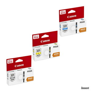 �y���������z3�F�Z�b�g�z �L���m�� �C���N�J�[�g���b�W BCI-331 C/Y/GY �i�V�A��/�C�G���[/�O���[�j �Ή��@��FPIXUS TS8830/TS8730/TS8630/TS8530