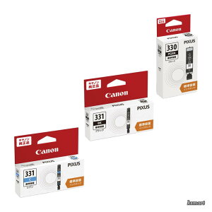�y���������z3�F�Z�b�g�z �L���m�� �C���N�J�[�g���b�W BCI-330 PGBK + BCI-331 BK/C�i�痿�u���b�N/�u���b�N/�V�A���j �Ή��@��FPIXUS TS8830/TS8730/TS8630/TS8530
