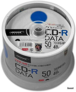 �y���������z�f�[�^�pCD-R 700MB 48�{���Ή� ���C�h�v�����^�u���� 50���X�s���h���P�[�X×6�� TYCR80YP50SPMG�y300���Z�b�g�z