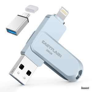 �y���������zusb������ phone/android/PC�Ή� USB�������[ �t���b�V���h���C�u Lightning/type-c�R�l�N�^���� �e�ʕs������Phone/iPad/iPod/Win/Mac���p 256GB