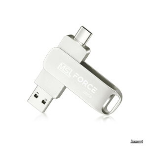 �y���������zMSL FORCE�y���YIC���ځi����9T25�j�z USB������ 2in1 USB3.0 USB-C 128GB Windows Mac PC i-Phone i-Pad �e�ʕs������ �X�}�[�g�t�H�� �^�u���b�g �O�t�������� 360°��] �f�[�^�]�� �o�b�N�A�b�v ��