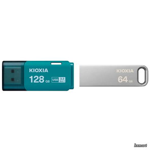 �y���������z128GB USB3.2 Gen1 �����T�|�[�g���K�i KLU301A128GL + USB�t���b�V�������� 64GB USB3.2 Gen1 �ő�Ǐo���x100MB/s �����T�|�[�g���K�i KLU366A064G