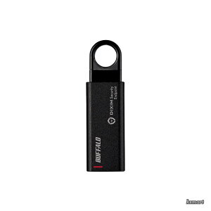 �y���������z�Z�L�����e�B�[ USB�������[ 16GB USB3.2 Gen1 DiXiM Security Endpoint���� �E�C���X�`�F�b�N �p�X���[�h���b�N �m�b�N�� RUF3-KEV16G-BK