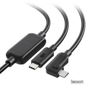 �y���������zMatters 5Gbps Oculus Link�p�P�[�u�� - 7.5m�AActive USB Type C�P�[�u���AQuest 2/3 VR�w�b�h�Z�b�g�p USBC - USBC�R�[�h�A5Gbps�f�[�^�]���A�r�f�I�o�͂�PD