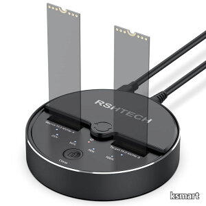 �y���������zM.2 NVMe SSD�P�[�X �N���[�� �X�^���h �f���A���x�C USB3.2 Gen2 10Gbps �����]�� �y�I�t���C���N���[���Ή� / �H��s�v�z M.2 �f���v���P�[�^�[ 2230/2242/2