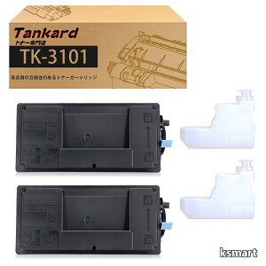 �y���������zTK-3101�i2�p�b�N �� �j�݊��g�i�[�J�[�g���b�W �Ή��@��FKyocera ECOSYS LS-2100DN M3540idn�yTankard�z