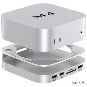 �y���������zMac mini M4 / M4 Pro�h�b�L���O�X�e�[�V���� 2024 (�^�ԁFMC60H) / M.2 �X���b�g HDMI 2��ʑΉ� �q�[�g�V���N�i�A���~�����j/ USB TypeA ×3 SD microSD�J�[