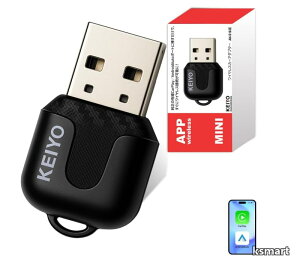 �y���������zCarPlay & Android Auto ���C�����X�A�_�v�^�[ USB-A�Ή� Bluetooth5.4���� �����ڑ� �n���Y�t���[�ʘb ���y�Đ� 5GHz Wi-Fi�Ή� �����^ �ԍ� �X�}�[�g�t�H��