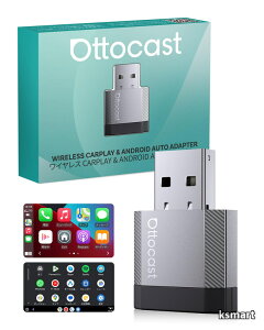 �y���������z�y2026�V�^ �����^�z OTTOCAST MINI Nova �I�b�g�L���X�g�~�j CarPlay��AndroidAuto ���C�����X �A�_�v�^�[ �A���h���C�h�I�[�g���J�[�v���C�������ڑ� �����L