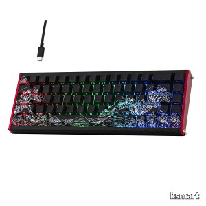 �y���������zAJAZZ ALUX68 HE �A���~�j�E�� ���� �Q�[�~���O�L�[�{�[�h �}�O�l�b�g�X�C�b�` �L���z�[�����ʃL�[�{�[�h 8K�|�[�����O���[�g 0.125ms���C�e���V�[ RGB�o�b�N