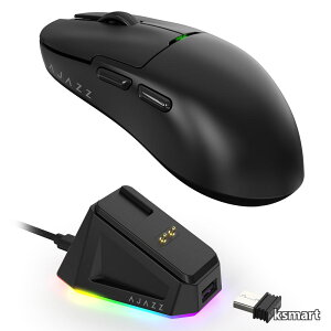 �y���������zX ATTACK SHARK AJ159P �Q�[�~���O�}�E�X56g���y�� ���C�����X2.4G/USB TYPE-C �R�X�p�}�E�XPAW3395�Z���T�[26000DPI DIY �����^�тɕ֗� ���E�Ώ̐l�ԍH�w PC