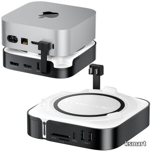 �y���������zmini M4/M4 Pro �h�b�L���O�X�e�[�V�������}�b�N�~�j �X�^���h 9-in-1 HDMI+DP 3��� �g�� M.2 NVMe SSD�G���N���[�W�� USB-C&A3.2Gen2�i10Gbps�jUSB3.0x2?TF/