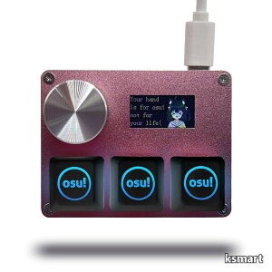 �y���������zSayoDevice O3C OSU �L�[�{�[�h ���s�b�h�g���K�[ �z�[���X�C�b�` ���C���j�A�X�C�b�` �L�[�{�[�h �m�u�ƃX�N���[���t�� �R�s�[�y�[�X�g �V���b�g�J�b�g �}�N