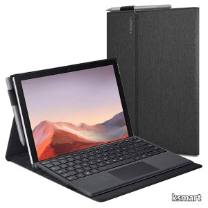 �y���������z�}�C�N���\�t�g Surface Pro 7 Plus/Surface Pro 7 / Surface Pro 6 �P�[�X �J�o�[ �|�P�b�g�t�� �X�^���h �@�\ �}�O�l�b�g�� �t���b�v �蒠�^ PU���U�[ PC �n