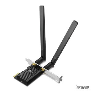 �y���������zWiFi ����LAN PCIe AX1800 WiFi 6 �Ή� Bluetooth 5.2 802.11 ax/ac/a/b/g/n�K�i�ɂ��Ή� Windows 10/11�i64�r�b�g�j��p WPA3�Ή� PCIe�A�_�v�^�[ Archer TX2