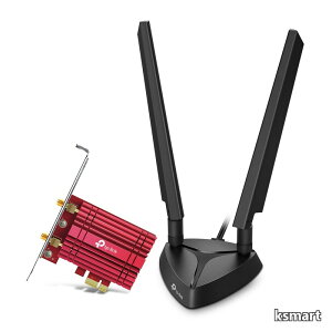 �y���������zWi-Fi 6E Bluetooth 5.3 PCIe�A�_�v�^�[ �f�X�N�g�b�v�p�\�R�� Intel Wi-Fi 6E �g���C�o���h 2402 (6GHz) + 2402Mbps (5GHz) + 574Mbps (2.4GHz) Archer TXE75