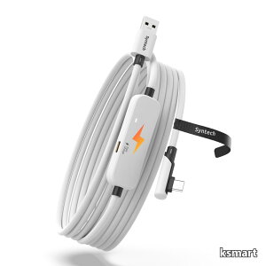 �y���������z(�V���e�b�N) �����N�P�[�u�� �[�d�t�� 10�t�B�[�g Meta Quest 3S/Quest 3/Oculus Quest 2�A�N�Z�T���[�ɑΉ� USB 3.0�����N�P�[�u�� �ǉ��̏[�d�|�[�g�t�� PC