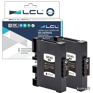 �y���������zRICOH�p ���R�[�p GC43 GC43K ���� �痿�i2�p�b�N �u���b�N�j �݊��C���N�J�[�g���b�W �Ή��@��FSG 2300 SG 3300