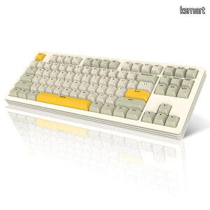 �y���������zx ATTACK SHARK AKC087 �Q�[�~���O�L�[�{�[�h ���C�����Xbluetooth/����2.4G/�L��Type-C ���J�j�J���L�[�{�[�h �����X�^�b�L���O�O�� �A���~�j�E��CNC�P�[�V��