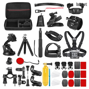 �y���������z50 in 1 �A�N�V�����J�����A�N�Z�T���[�L�b�g�R���p�`�u��GoPro Hero 13 12 11 DJI OSMO 4 3 2 Insta360 X4 X3 SJCAM AKASO VicTsing APEMAN Campark Sports D