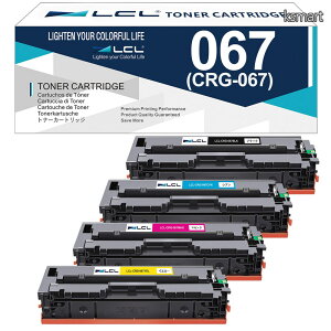 �y���������zLCL CANON�p �L���m���p CRG-067 (4�F�Z�b�g) �݊��g�i�[�J�[�g���b�W �Ή��@��FCanon Satera MF656Cdw MF654Cdw