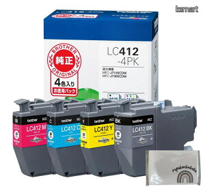 �y���������z�y�����i�z�u���U�[ �C���N�J�[�g���b�W LC412-4PK 4�F�p�b�N �Ή��^��:MFC-J7300CDW�AMFC-J7100CDW �v�����^�[ �R�s�[�@ ryohankeikaku�I���W�i���e�B�b�V��